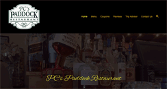 Desktop Screenshot of pcspaddockrestaurant.com